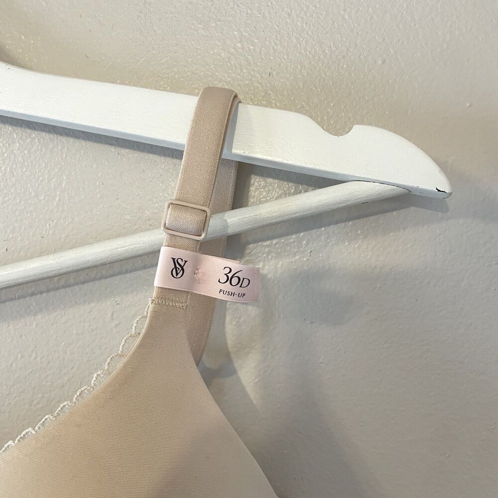 NWT Victoria’s Secret Body By Victoria Perfect Shape Bra Nude 36D - Picture 3 of 8